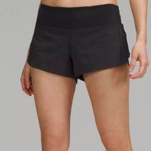 lululemon workout shorts black